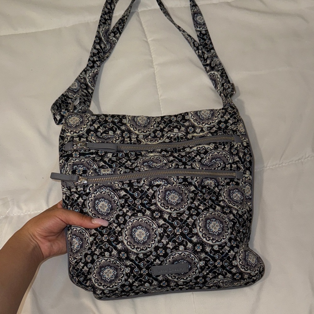 Vera Bradley Gray floral Women's Bag